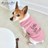 Parisian Pet Dog Tshirt - Embroidered “Little Miss Attitude“ Tank Top - 100% Cotton, Sleeveless Pink Tee