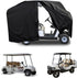 Golf Cart Covers for 4 Passenger+2 Passenger, 420D Heavy Duty Waterproof Windproof for EZGO Club Car Yamaha