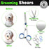 Doodle Grooming Kit with Carrying Case - Includes Slicker Brush, Dematting Comb, Grooming Scissors & Detangling Brush