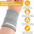 Mabor 4Pcs Wrist Wallet, Wrist Sweat Bands with Zipper Light Pocket Sports Absorb Sweat Wristbands for Women Men Gym