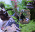 WishLotus Aquarium Fish Tank Decorations, Plastic Plants Fish Cave Castle Ornaments for Tank Décor
