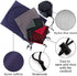 Nylon Stuff Sack Set, 5-Piece (1.4L/2.7L/3L/7.5L/15L) Drawstring Storage Sack for Travel Camping Backpacking, Assorted