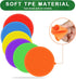 ZIECE 4inch 24/36/60 Poly Spot Markers Poly Spots for Gym Floor, Pcs Flat Cones Non-Slip Rubber Floor Dots Agility