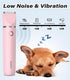 Trimmer Trimming Casfuy Cordless Dog Paw - Low Noise Small Dog Clippers with Double Blades USB Rechargeable Grooming