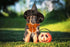 Maca Bates Thanksgiving Day Halloween Checkered Dog Collar with Grid Bow Plaid Bowtie, Adjustable Cute Collars for