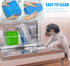 Licking Mat Slow Feeder for Dogs and Cats, Premium Lick Pad with Suction Cups for Anxiety Relief, 2 Pack