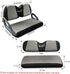 Set G29 Golf Cart Seat Covers Front and Rear Fit for Club Car Precedent Club Car Tempo Yamaha Front Seat Cushion