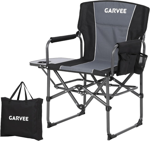 GarveeLife Oversized Directors Camping Chair, Portable Folding Chair for Adults Support 400