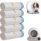 Generic 100-Pack Thickened Automatic Litter Box Bags, Compatible with PetCova, DuckSky,Leak-Proof Pet Waste