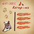 AZRAPAWS 12" 5 Count Standard Bully Sticks for Small, Medium and Large Dogs, Natural Beef Dog Chews Long Lasting, Dog