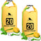 Syhood 2 Set 2 in 1 Sand Anchor and Buoy Kit, Waterproof Dry Bag for Kayaking