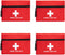 Red Emergency Pouch | Small Travel Rescue Pouch for Car, Home, Office, Kitchen, Outdoors | Empty First Aid Bag (6.3x4.3