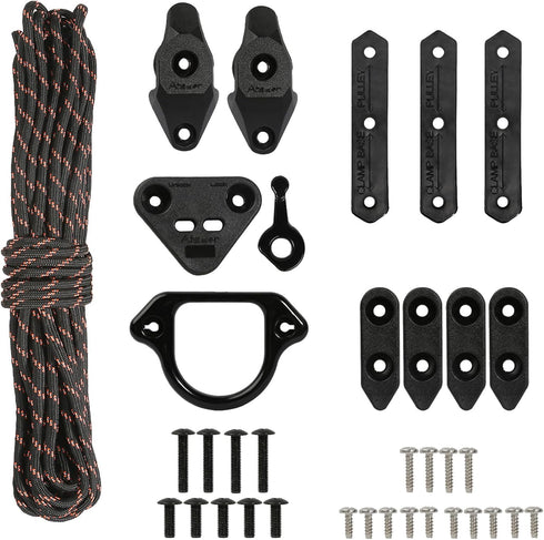 Kayak Anchor Trolley Kit - Anchor Trolley System for Kayak and Canoe