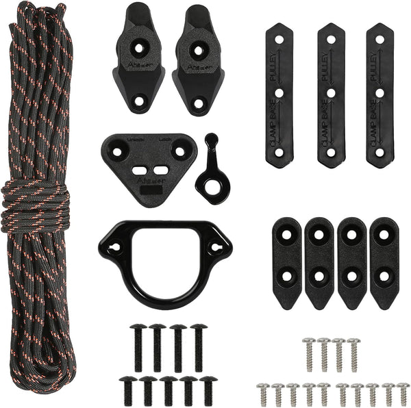 Kayak Anchor Trolley Kit - Anchor Trolley System for Kayak and Canoe