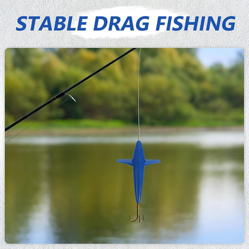 2pcs Ciieeo Offshore Saltwater Trolling Bird Shaped Fishing Teaser Lures Blue Floating Tuna Dolphin Trolling
