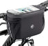 WOTOW Bike Handlebar Insulated Bag, Front Phone Bag Cooler Storage Pouch with TPU Touch Screen for Cycling Accessories