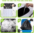 Set, 8 40 Pack Hapoon Portable Camping Toilet Bags and Poo Gel Porta Potty Bags, HDPE Material with Leak-Proof Design