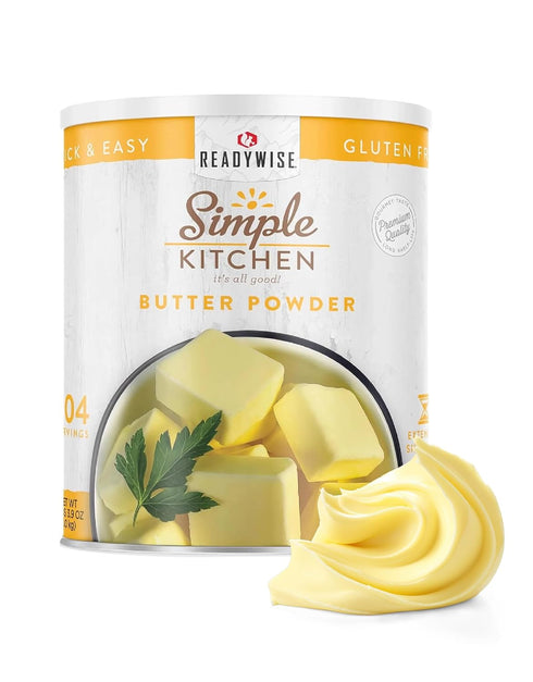 Simple Kitchen Freeze Dried Butter Powder - 204 Servings for Family Meal