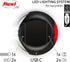FLEXI LED Lighting System, Splashproof, Black, for Flexi Retractable Leashes with Rechargeable Battery