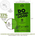 10 Doggy Do Good Poop Waste Bags, Unscented USDA Certified Biobased, Leak Proof, Certified Home Compostable, Bags