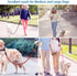 Fullgaden 5 FT Reflective Dog Leash - Heavy Duty with Comfortable Padded Handle, Blue