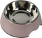 M&BGWPP Melamine Plastic Dog Food Bowl, Non Skid Base, 2-in-1 Removable Stainless Steel Pet Feeder (14oz)