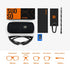 Sports Polarized Sunglasses for Men Women, UV400 Protection Wrap Around Goggles for Fishing Driving TR90