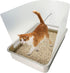 3 Pcs Connectable Cat Litter Box Pee Shields, High Side Anti-Splashing Litter Pan Shield, Medium