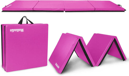 Matladin 8' Folding Gymnastics Gym Exercise Aerobics Mat, 8ft x 2ft x 2in
