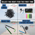 Reaction Tackle Wacky Worm Tool with Wacky O-Rings for Soft Plastic Worms, Perfect for Bass Fishing