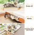 Hammock AMOSIJOY Cat Sill Window Perch Sturdy Cat Window Seat with Wood & Metal Frame for Large Cats, Easy to Adjust