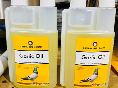 Generic 16oz Garlic Oil Premium Quality Oil for Pigeons Aceite de AJO para Palomas