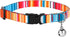 BRONZEDOG Breakaway Nylon Cat Collar with Bell, 2 PCS Aztec Tribal Pattern Safety Collars for Cats