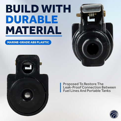 Five Oceans 5/16-Inch Barb Female Fuel Line Quick Connector, Compatible with Ethanol Blended Fuels