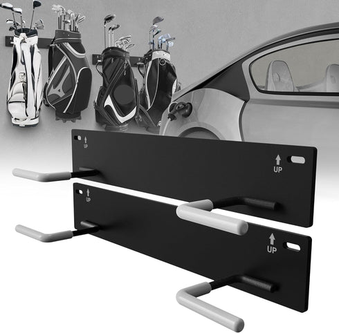 Wall Mounted Golf Bag Storage Rack, Organizer for Garage, Hangers/Holder/Hook, Golf Storage System & Accessories