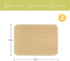 Tierecare 3-Pack (15.7"x11.8") Rabbit Scratching Pads Natural Sisal Bunny Scratch Mat for Claw & Teeth Care, Small