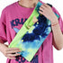 Small Animal Sling Carrier for Bearded Dragons, Lizard Carrier with Adjustable Strap (Blue-Green)