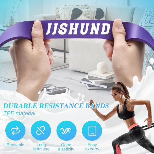 Resistance Bands, 5 Pcs Pull Up Assistance Bands - Exercise Bands for Men Women, Muscle Strength Training