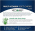 30 Vet's Best Multi-Vitamin Soft Chew Dog Supplements - Vitamins for Dogs - Supports Dogs Physical and Mental Health