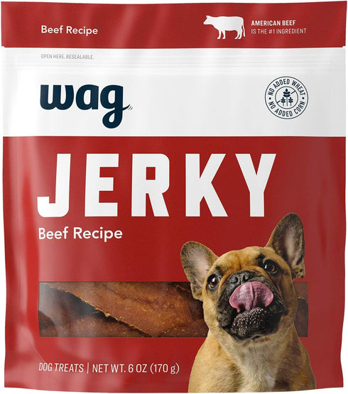 Amazon Brand - Wag Soft & Tender American Jerky Dog Treats -