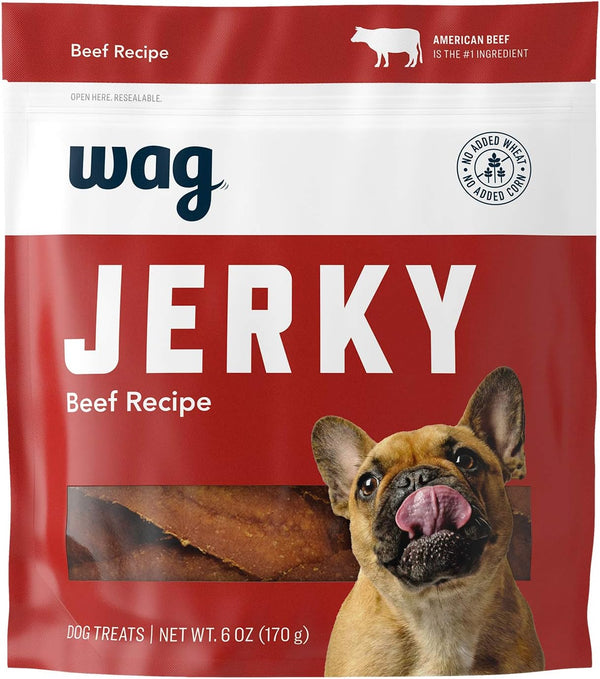 Amazon Brand - Wag Soft & Tender American Jerky Dog Treats -