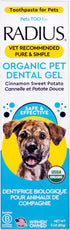 RADIUS USDA Organic Canine Pet Toothpaste 1 Unit, 3 oz, Non Toxic