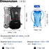 TRIWONDER Hydration Pack Backpack 5L for Marathoner Running Race