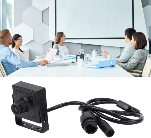 EIMSOAH 3.6mm 85 H.265 H.264 (8MP) Small IP Camera, Lens Degree View Angle Built in Mic HD Indoor Security Camera