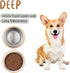 PEGGY11 Deep Stainless Steel Anti-Slip Dog Bowls, 2 Pack, 3 Cups for Food and Water