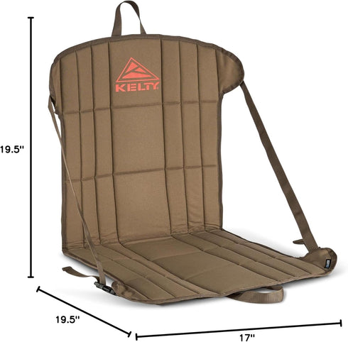 1.2oz Kelty Camp Chair, Adjustable Minimalist Seat for Trail Breaks, Stadiums, Concerns, Closed Cell Foam Padding