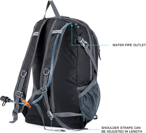 NODLAND Light Weight Packable 45L Backpack for Travel Hiking, Water-Resistant Daypack