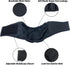 Leekalos Male Dog Diapers (3 Pack) - High Absorbing Belly Bands for Male Dogs, Washable Reusable Wraps (Black, Blue,