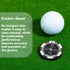 SlopeMaster ProGreen Reader - High Precision Golf Ball Marker with Green Reading Aid for Men Women