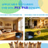 23.62"x23.62"x17.72",Portable Dog Pee Pad Holder Tray with Washable Pee Pad - Foldable Indoor Potty Station for Small